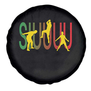 Funny Game Day Soccer Celebration Gift Spare Tire Cover Siuuuu TS12 Print Your Wear