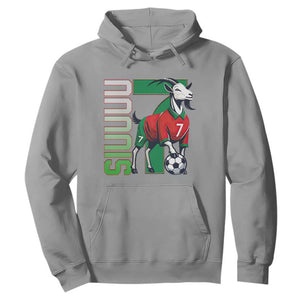 Siuuuu Game Day Soccer Celebration Hoodie Gift For Fans TS12 Sport Gray Print Your Wear
