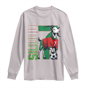 Siuuuu Game Day Soccer Celebration Long Sleeve Shirt Gift For Fans TS12 Ice Gray Print Your Wear