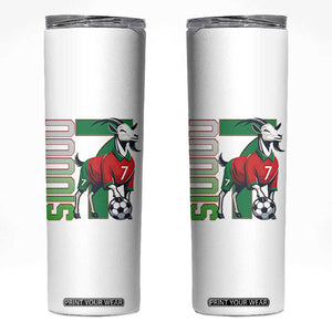 Siuuuu Game Day Soccer Celebration Skinny Tumbler Gift For Fans TS12 White Print Your Wear