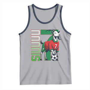Siuuuu Game Day Soccer Celebration Tank Top Gift For Fans TS12 Athletic Heather Navy Print Your Wear