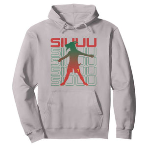 Funny Siuuuu Hoodie Iconic Goal Shout Soccer Lover Gift TS12 Ice Gray Print Your Wear