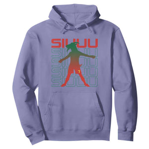 Funny Siuuuu Hoodie Iconic Goal Shout Soccer Lover Gift TS12 Violet Print Your Wear
