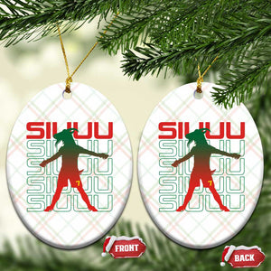 Funny Siuuuu Ceramic Ornament Iconic Goal Shout Soccer Lover Gift TS12 Print Your Wear