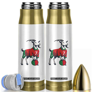 Number Seven Soccer GOAT Siuuuu Celebration Bullet Tumbler TS12 White Print Your Wear