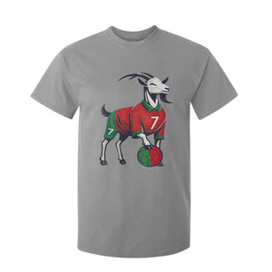 Number Seven Soccer GOAT Siuuuu Celebration T Shirt For Kid TS12 Sport Gray Print Your Wear