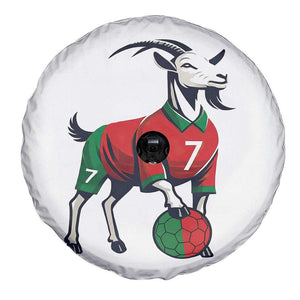Number Seven Soccer GOAT Siuuuu Celebration Spare Tire Cover TS12 Print Your Wear