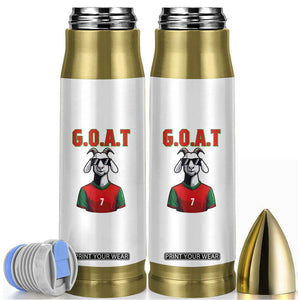 Siuuuu Goat Soccer Celebration Bullet Tumbler Gift For Fans TS12 White Print Your Wear