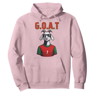 Siuuuu Goat Soccer Celebration Hoodie Gift For Fans TS12 Light Pink Print Your Wear