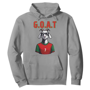 Siuuuu Goat Soccer Celebration Hoodie Gift For Fans TS12 Sport Gray Print Your Wear