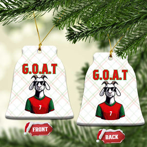 Siuuuu Goat Soccer Celebration Ceramic Ornament Gift For Fans TS12 Print Your Wear