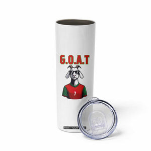 Siuuuu Goat Soccer Celebration Skinny Tumbler Gift For Fans TS12 Print Your Wear