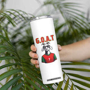 Siuuuu Goat Soccer Celebration Skinny Tumbler Gift For Fans TS12 Print Your Wear