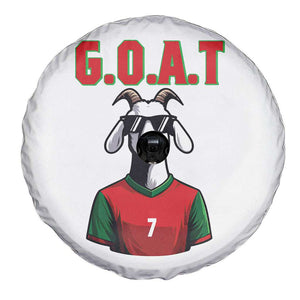 Siuuuu Goat Soccer Celebration Spare Tire Cover Gift For Fans TS12 Print Your Wear