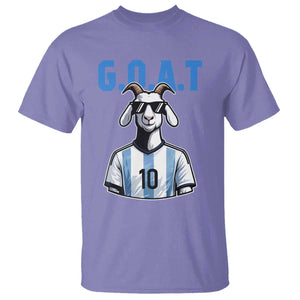 The Goat Of Soccer Number Ten T Shirt Gift For Fans TS12 Violet Print Your Wear
