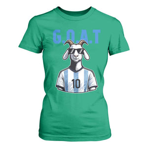 The Goat Of Soccer Number Ten T Shirt For Women Gift For Fans TS12 Irish Green Print Your Wear