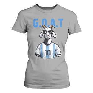 The Goat Of Soccer Number Ten T Shirt For Women Gift For Fans TS12 Sport Gray Print Your Wear