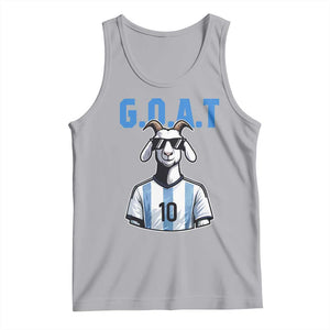 The Goat Of Soccer Number Ten Tank Top Gift For Fans TS12 Athletic Heather Print Your Wear