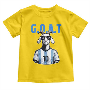 The Goat Of Soccer Number Ten Toddler T Shirt Gift For Fans TS12 Daisy Print Your Wear