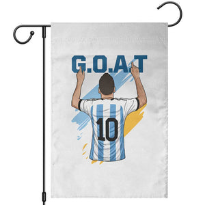 Legendary Number 10 Garden Flag Goat Of Soccer Gift For Fans TS12 White Print Your Wear