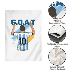Legendary Number 10 Garden Flag Goat Of Soccer Gift For Fans TS12 Print Your Wear