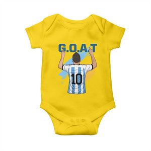 Legendary Number 10 Baby Onesie Goat Of Soccer Gift For Fans TS12 Daisy Print Your Wear