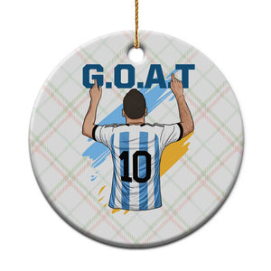Legendary Number 10 Ceramic Ornament Goat Of Soccer Gift For Fans TS12 1pc Christmas Plaid Print Your Wear