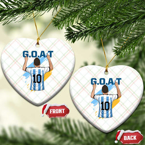 Legendary Number 10 Ceramic Ornament Goat Of Soccer Gift For Fans TS12 Print Your Wear