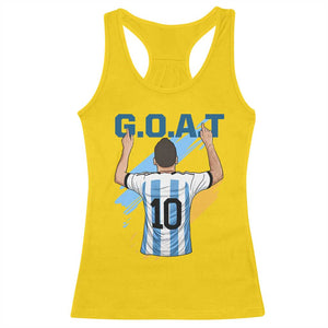 Legendary Number 10 Racerback Tank Top Goat Of Soccer Gift For Fans TS12 Daisy Print Your Wear