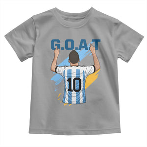 Legendary Number 10 Toddler T Shirt Goat Of Soccer Gift For Fans TS12 Sport Gray Print Your Wear