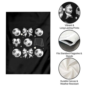 Game Day Coquette Aesthetic Garden Flag Soccer Mom Gifts TS12 Print Your Wear