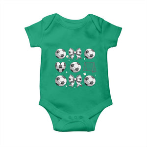 Game Day Coquette Aesthetic Baby Onesie Soccer Mom Gifts TS12 Irish Green Print Your Wear