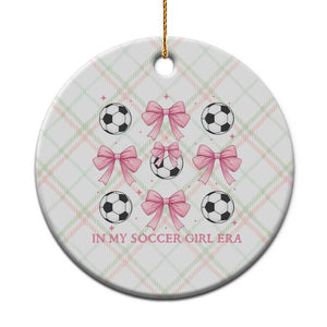 In My Soccer Girl Era Ceramic Ornament Funny Football Fan TS12 1pc Christmas Plaid Print Your Wear