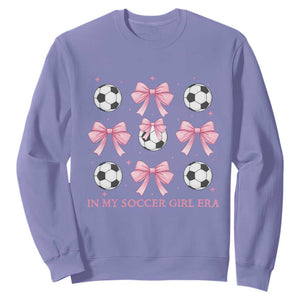 In My Soccer Girl Era Sweatshirt Funny Football Fan TS12 Violet Print Your Wear