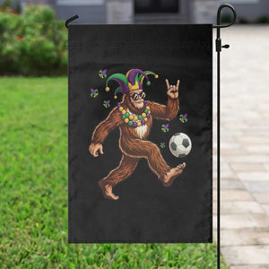 Funny Mardi Gras Bigfoot Playing Soccer Garden Flag Football Fan Gift TS12 Print Your Wear