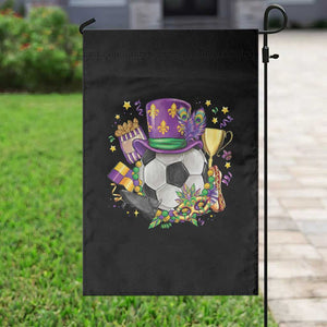 Mardi Gras Soccer Ball Garden Flag Funny Soccer Player Gift TS12 Print Your Wear