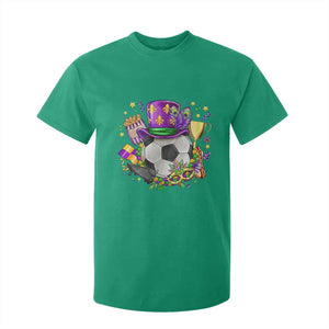 Mardi Gras Soccer Ball T Shirt For Kid Funny Soccer Player Gift TS12 Irish Green Print Your Wear