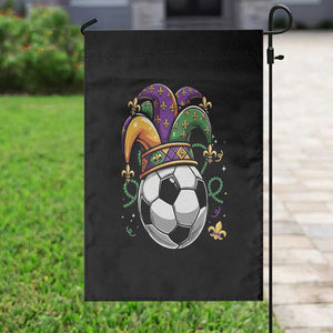 Mardi Gras Soccer Ball Garden Flag Funny Louisiana Carnival Sports Gift TS12 Print Your Wear
