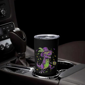 Funny Mardi Gras Dinosaur Playing Soccer Tumbler Cup TS12 Print Your Wear