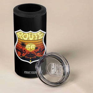 Retro Route Highway 66 4 in 1 Can Cooler Tumbler Vintage Americana Road Trip TS12 Print Your Wear