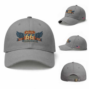 Route Highway 66 Centennial Baseball Cap - 100 Years Of The Mother Road TS12 Baseball Cap Universal Fit Sport Gray Print Your Wear