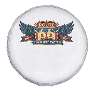 Route Highway 66 Centennial Spare Tire Cover 100 Years Of The Mother Road TS12 Print Your Wear