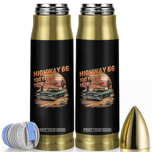 Route Highway 66 Centennial Bullet Tumbler 100 Year Road Trip Adventure TS12 Black Print Your Wear