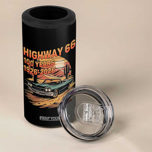 Route Highway 66 Centennial 4 in 1 Can Cooler Tumbler 100 Year Road Trip Adventure TS12 Print Your Wear