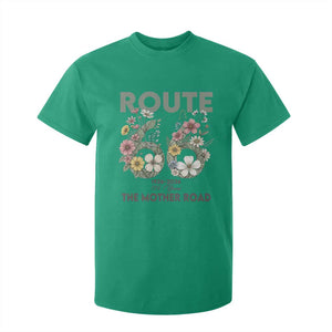 Route Highway 66 T Shirt For Kid Floral Centennial 100 Year Anniversary TS12 Irish Green Print Your Wear