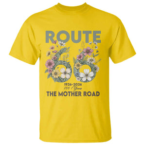Route Highway 66 T Shirt Floral Centennial 100 Year Anniversary TS12 Daisy Print Your Wear