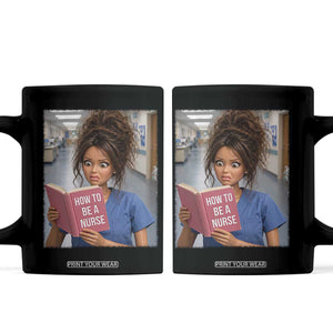 Funny Nursing Student Doll Face Meme Coffee Mug Future Nurse Gift