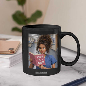 Funny Nursing Student Doll Face Meme Coffee Mug Future Nurse Gift