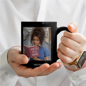 Funny Nursing Student Doll Face Meme Coffee Mug Future Nurse Gift