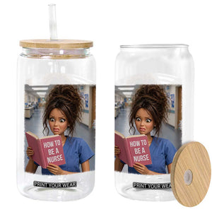 Funny Nursing Student Doll Face Meme Glass Can Future Nurse Gift